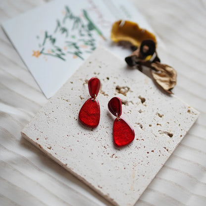 Cute Christmas Polymer Clay Dangle Earrings Santa Snowman Bell Gingerbread 🎄⛄️