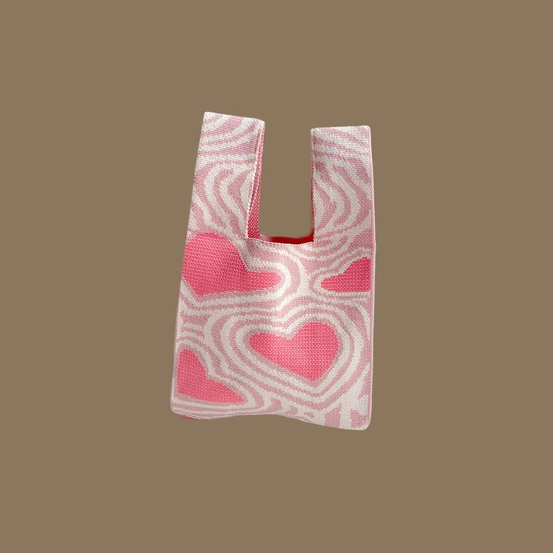 ✨ Cute & Cozy Mini Knot Bag 👜 - Handmade Chic Knitted Tote for Every Occasion! 🌼