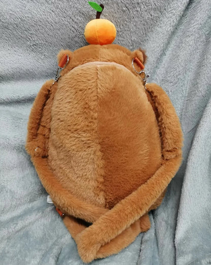 Capybara Plush Backpack