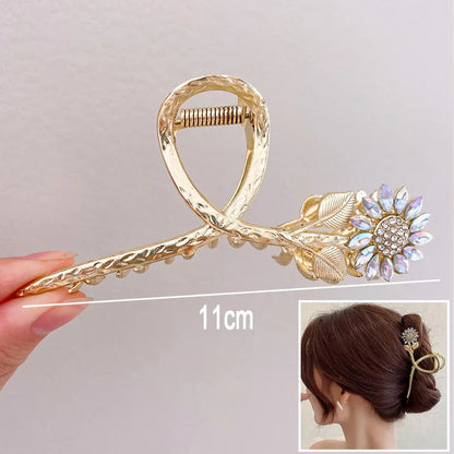 🌸✨ Sweet Floral Durian Hair Claw Clip - Adorable Ponytail Grabber for Trendy Girls! 🌼💖