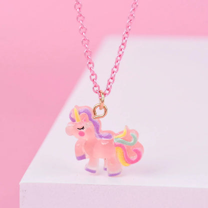 Kawaii Unicorn BFF Choker Necklace 🌈✨ | Adorable Friendship Pendant for Girls & Kids 🦄💕