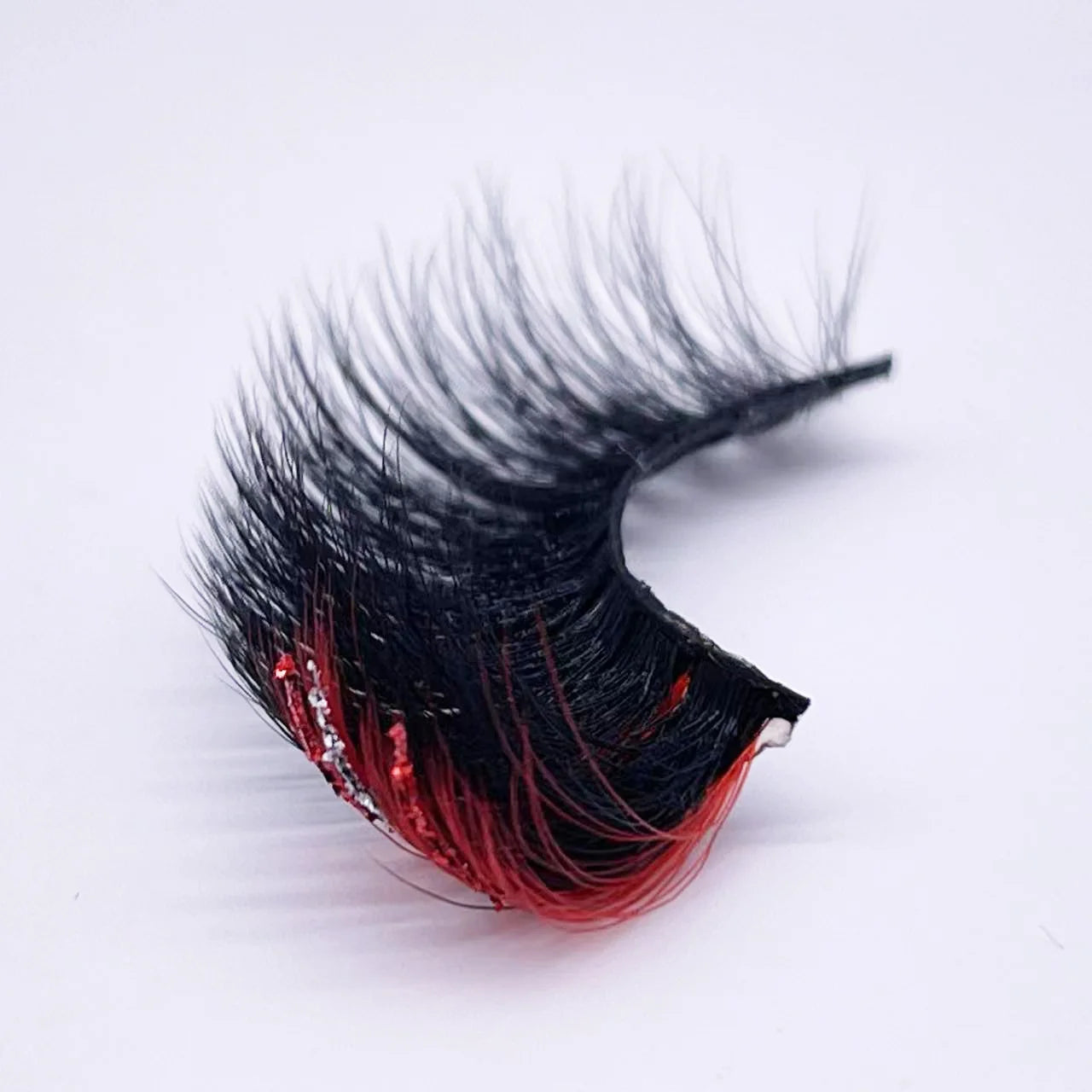 ✨ Kawaii Glitter Ombre 20MM Mink Lashes 🌈 | Dramatic & Colorful Fake Eyelashes 💖