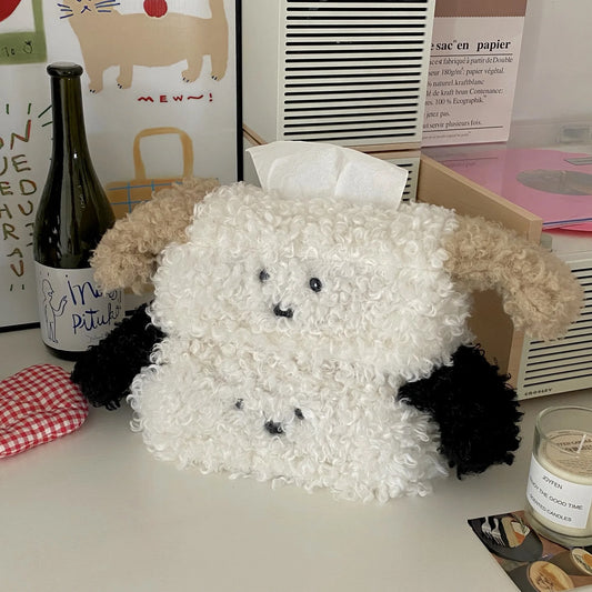 Cute Tissue Box Organizer With Creative Drawing Paper Box For Kitchen Dorm 🧻✨