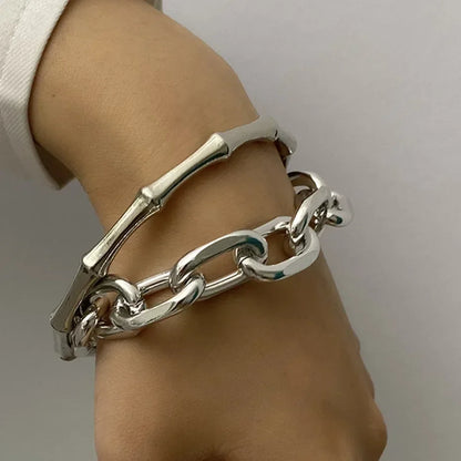 Whimsical Boho Star & Daisy Pearl Charm Bracelet Set 🌼✨ - Adjustable Eight-Piece Bangle for Fashionistas!
