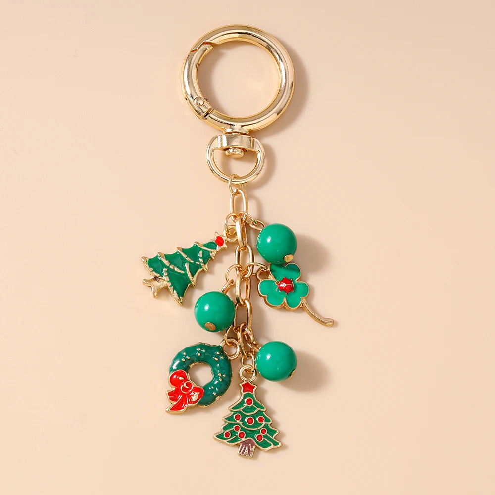 Cute Snowman Christmas Keychain For Women Girls Gift 🎄⛄✨