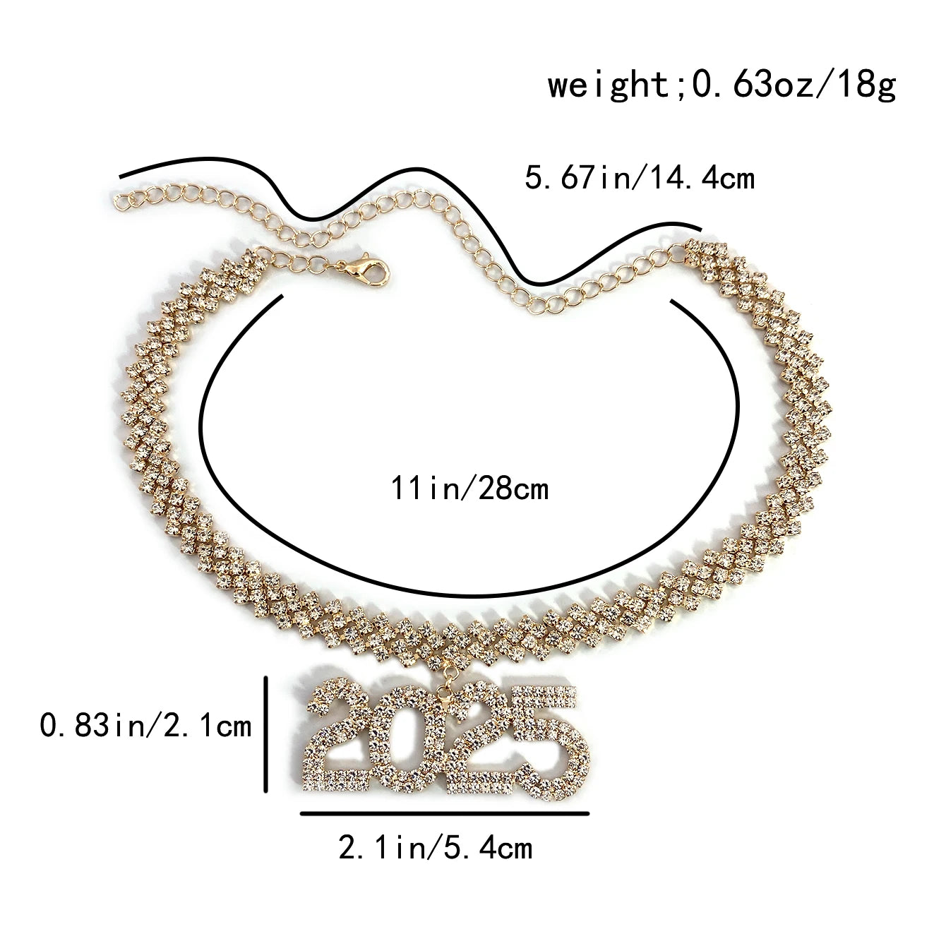 Kawaii Glam 🦄✨ Exaggerated Cuban Chain Necklace with Sparkling Pendant - 2025 Festival Fashion for Women! 🌟💖