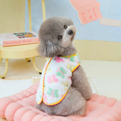 🌸 Cozy Floral Fleece Jacket for Tiny Paws 🐾🌼