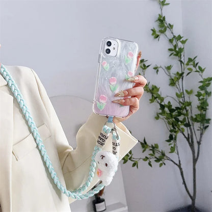 Kawaii Outdoor Adventure Lanyard 🌟✨ Cute Mobile Phone Strap for Women - Anti-Loss & Fashionable Hanging Accessory! 🎀📱