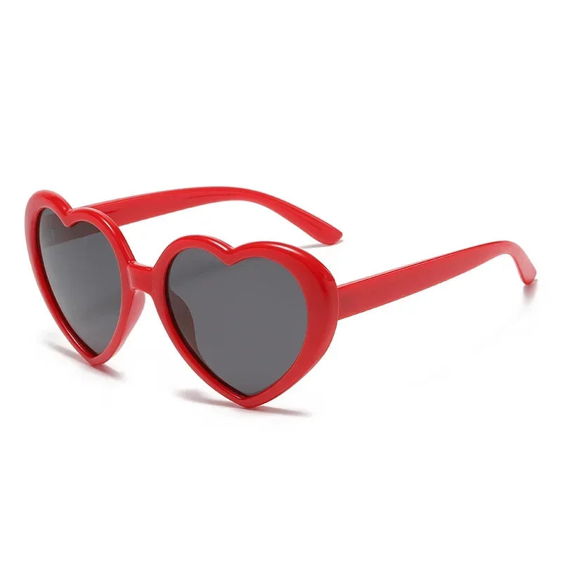 Kawaii Love Heart Polarized Sunglasses 💖✨ | Cute Retro UV400 Eyewear for Trendy Women 🌈🕶️