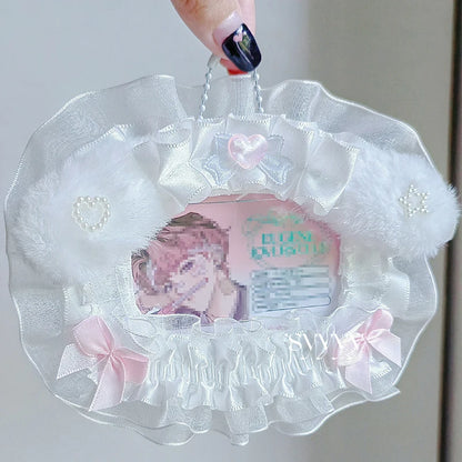 Lace Card Sleeve Top Loader 3 Inch Photocard Protectors For Kpop Idols 🎀📇