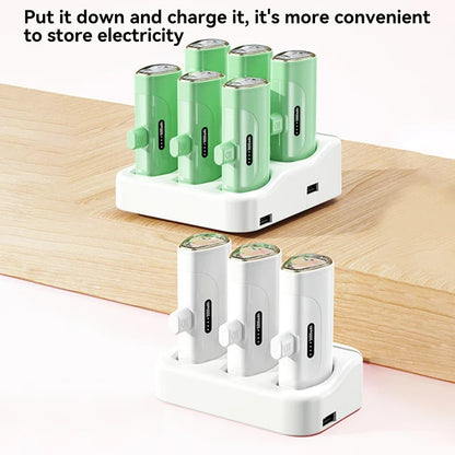 Kawaii 5000mAh Pet Power Bank 🐾💖 Mini Capsule Fast Charge for iPhone & Type-C! 🚀✨
