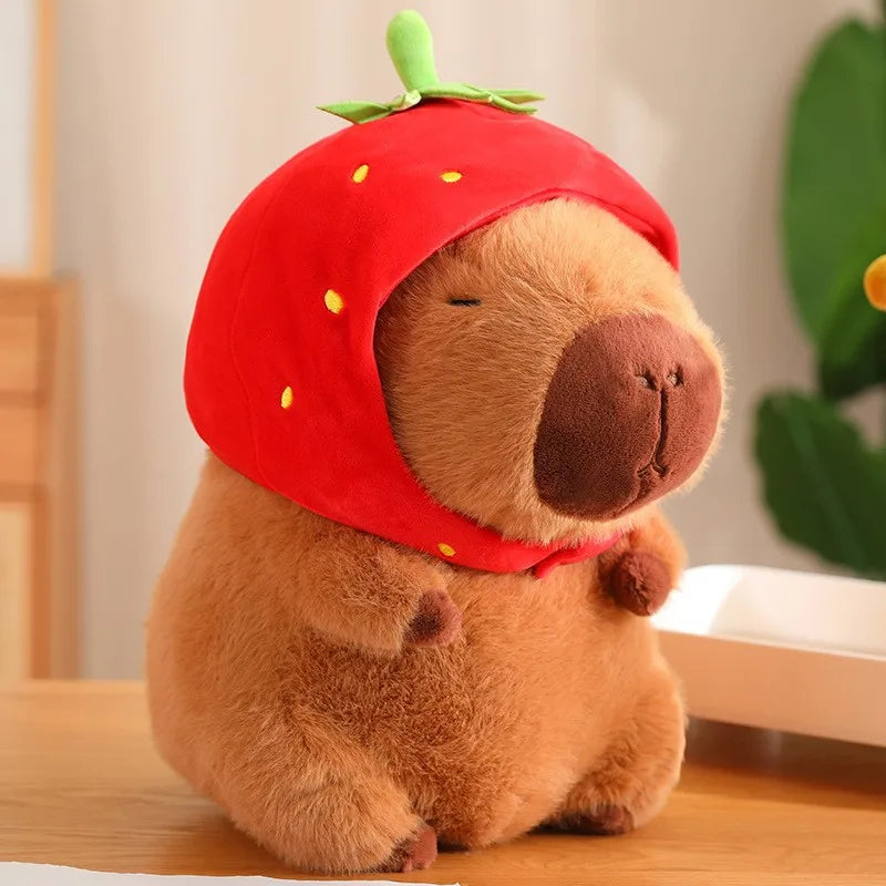 Cuddly Capybara Plush 🐾✨ Adorable Anime Fluff Toy for Kids 🎁 Soft Stuffed Animal Fun! - Pixie Quill