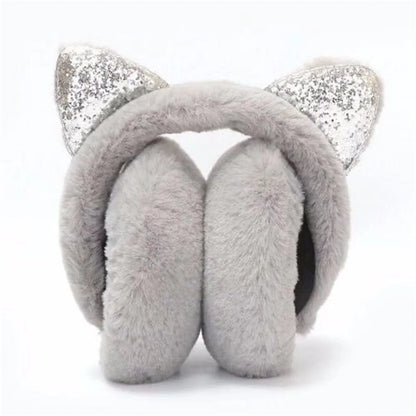 Kawaii Cat Ear Plush Earmuffs 🐾❄️ Cozy Warmth for Girls & Kids!