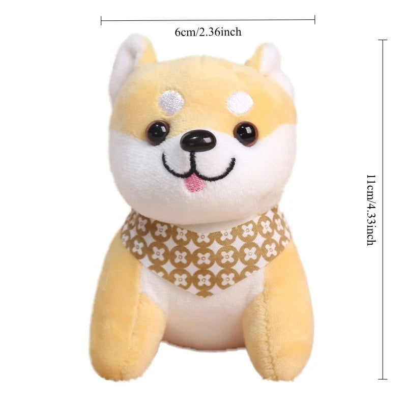 Adorable Shiba Inu Plush Keychain 10 Cm Cute Toy Pendant 🐶🎀