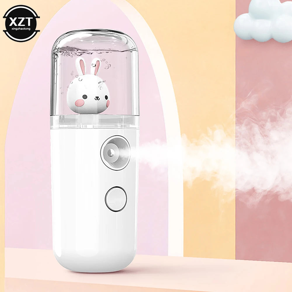Kawaii Portable 30ml USB Humidifier 🌈✨ | Adorable Aromatherapy Essential Oil Diffuser 💧🐻