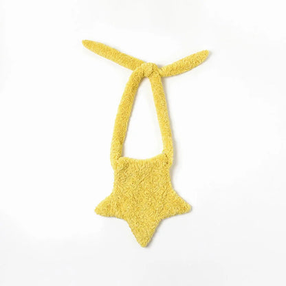 Kawaii Bag Star Shape Messenger Bag Women Y2K Vintage Crossbody Bag Strap Girls Bag Korean Designer 2000s Aesthetic Shoulder Bag