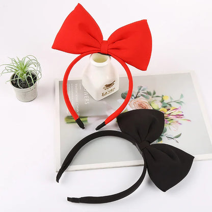 Kawaii Red & Black Bow Hairband 🎀 | Cute & Stylish Headwear for Girls & Women 🌈✨