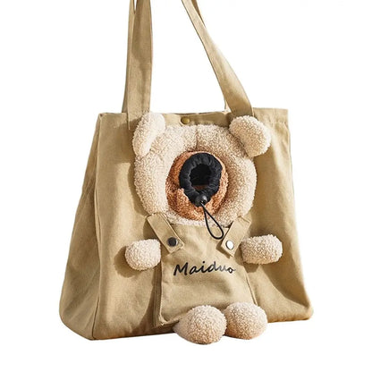 Kawaii Cat Carrier Backpack 🐾✨ | Cute Travel Bag for Pets 🐱💖 | Adjustable Window for Snug Comfort 🌈🐶