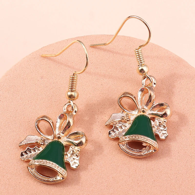 Whimsical Christmas Drop Earrings For Women Tree Deer Santa Dangle Jewelry 🎄✨