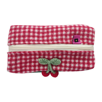 Kawaii Cherry Blossom Pencil Case 🌸✨ | Large Capacity Stationery Storage Bag 🖊️🎀