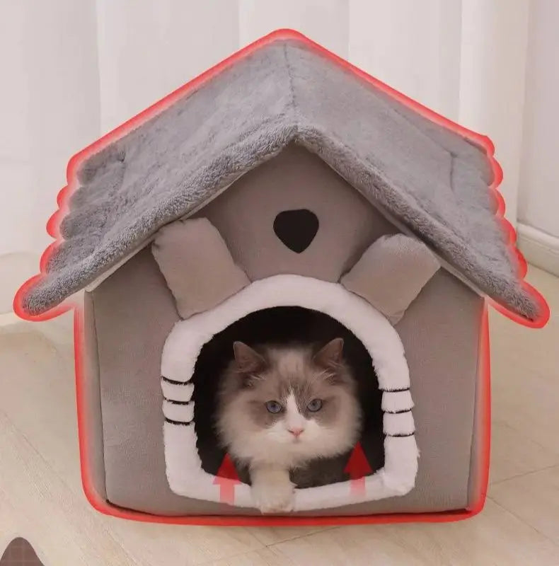 🌟 Cozy Cuddles: Adorable 4-Season Pet Haven for Tiny Paws 🐾✨