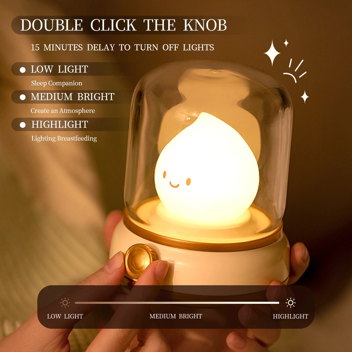 🌟Adorable Mini LED Night Lamp 🌙 - Rechargeable Cartoon Table Light for Home & Hotel Decor! 🐾✨ - Pixie Quill