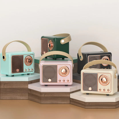 Kawaii Retro Bluetooth Speaker 🎶💕 | Portable Mini 3W Wireless Cutie with 3D Surround Sound 🌈✨