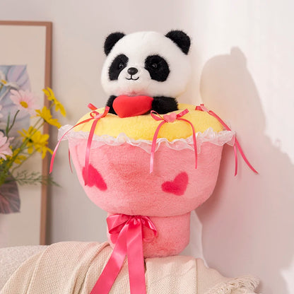 Kawaii Plushie Bouquet 🐼💖 - Comfy and Cute Hug Pillow for Couples & Special Occasions!