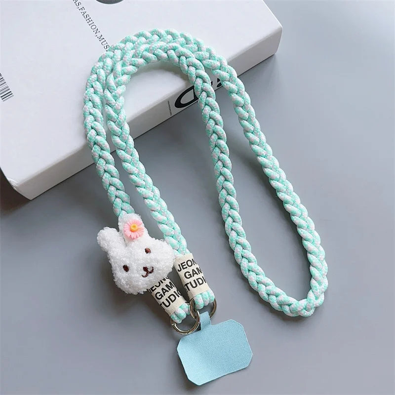 Kawaii Outdoor Adventure Lanyard 🌟✨ Cute Mobile Phone Strap for Women - Anti-Loss & Fashionable Hanging Accessory! 🎀📱