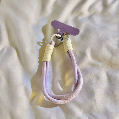 Kawaii Pastel Phone Lanyard 🎀 | Cute Macaron Charm Wrist Strap 🌈 for Trendy Women 💖