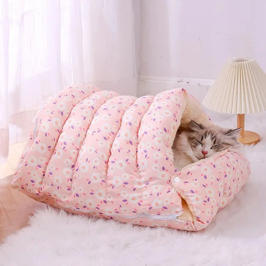 🐾 Cozy Cuddle Cat & Puppy Haven 🐱✨ Warm Winter Beds & Accessories for Furry Friends! 🛏️❤️