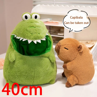 Kawaii Capybara Plush Toy 🐊✨ | Adorable Crocodile Capibara Stuffed Animal for Kids 🎉 | Perfect Birthday Gift! 🎁