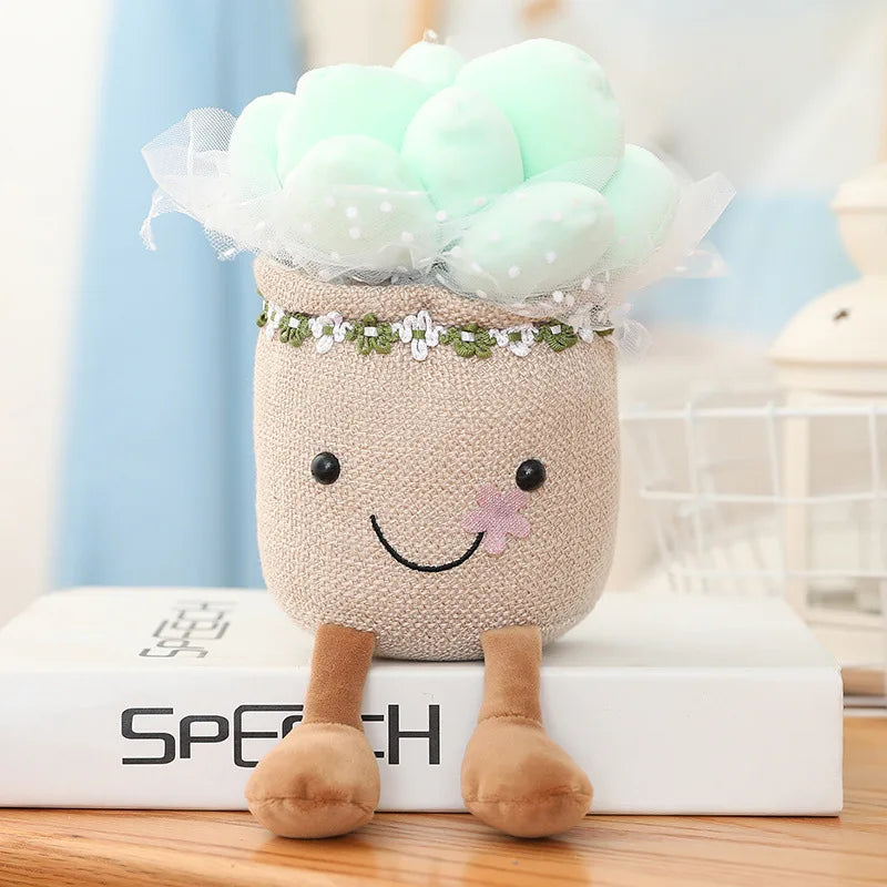 Kawaii Plush Succulent Doll 🌷🌼 - Adorable Tulip & Lily Of The Valley for Cozy Decor & Sweet Gifts 🎁✨