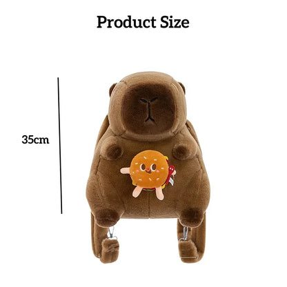 Capybara Plush Backpack