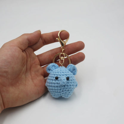 Bear Couple Keychains Crochet Duo For Keys And Bags Cute Handcrafted Charms 🧶🐻