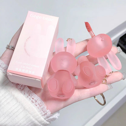 Adorable Velvet Bunny Matte Lip Gloss for Kawaii Summer Vibes 🌸🐰✨