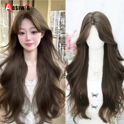 Cute Ombre Blonde & Black Double Ponytail Lolita Wig 🎀✨ - Kawaii Cosplay Hair with Bangs for Harajuku Style! 💖👸