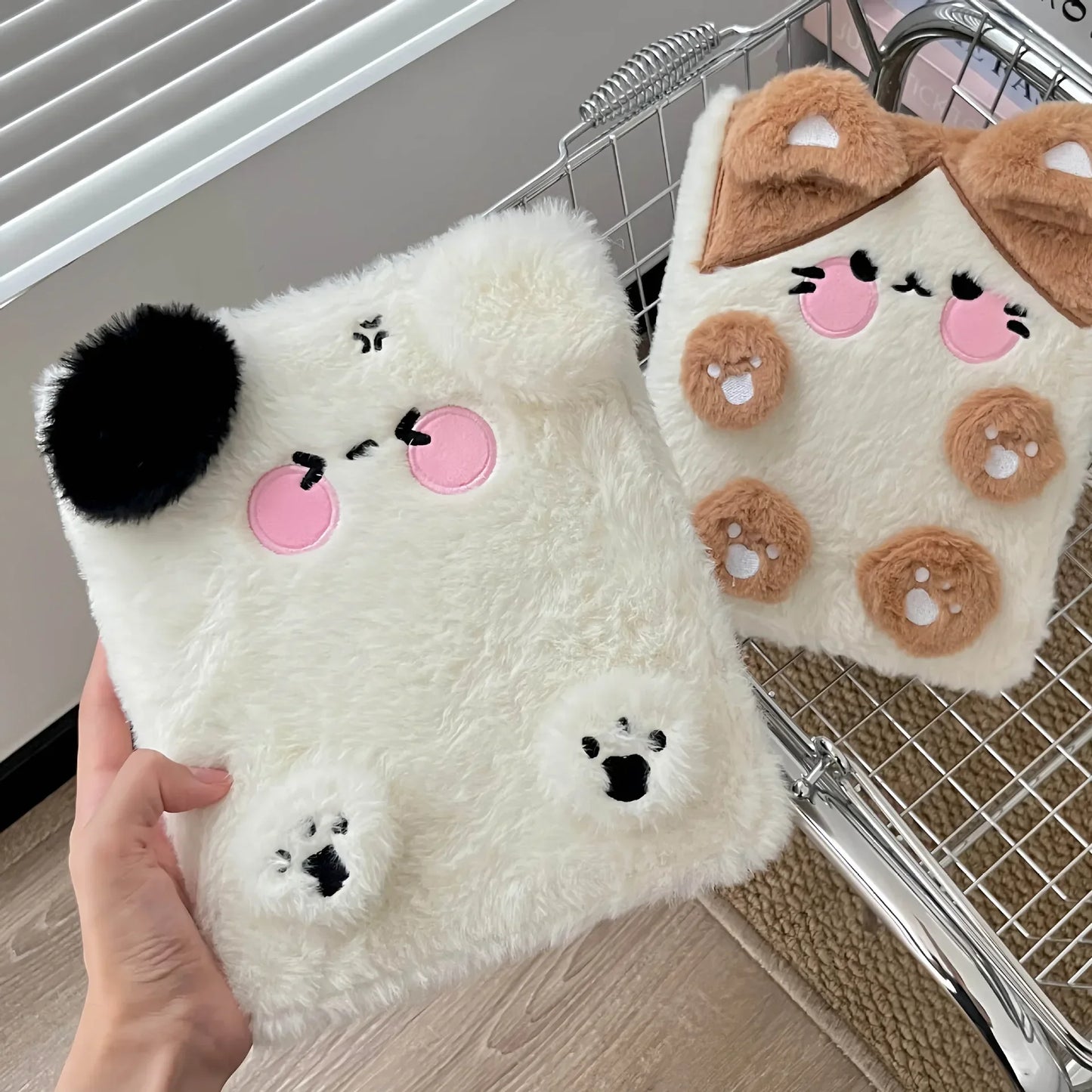 Kawaii Plush Pet Photo Album 🐾📸 - A6 Binder for Kpop & Memories! ✨📚
