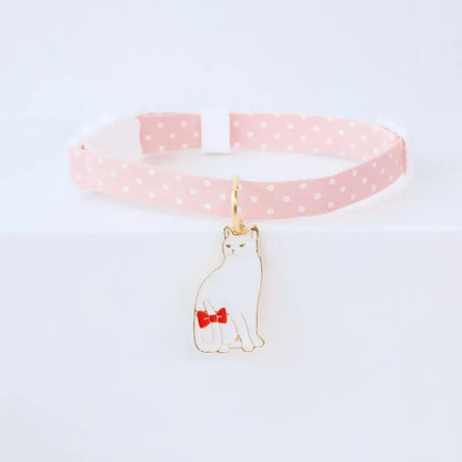 🐾 Adorable Cat & Puppy Breakaway Collar with Bell 🎀 - Adjustable 18-48CM Cutie! 🐶🐱