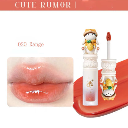 💖 Kawaii Lip Plump Gloss 🌸 Hydrating Lip Oil for Soft, Smooth Lips 💦 Perfect Gift for Her 🎁