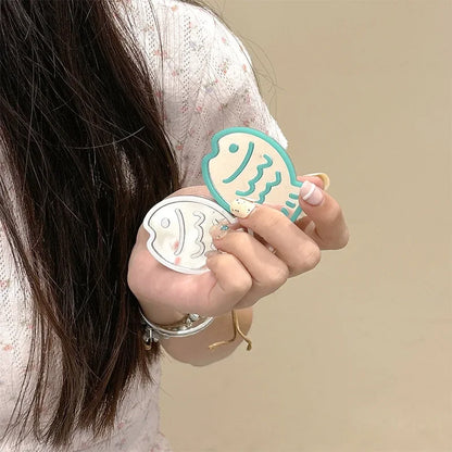 Kawaii Taiyaki Phone Holder 🍰 | Cute Universal Grip & Stand for Smartphones 📱✨