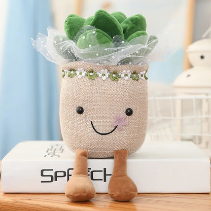 Kawaii Plush Succulent Doll 🌷🌼 - Adorable Tulip & Lily Of The Valley for Cozy Decor & Sweet Gifts 🎁✨