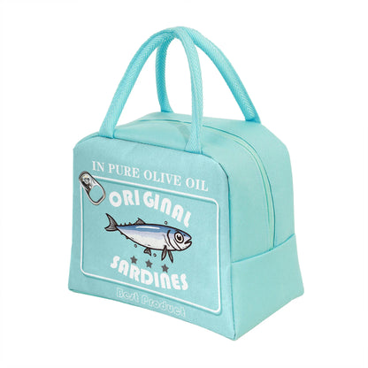Kawaii Sardine Bento Bag 🎒✨ - Adorable & Portable Lunch Companion! 🐟🍱