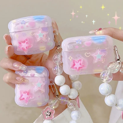 ✨ Adorable 3D Starry AirPods Case 🎶 Cute & Stylish Protection! 🎧💖 - Pixie Quill