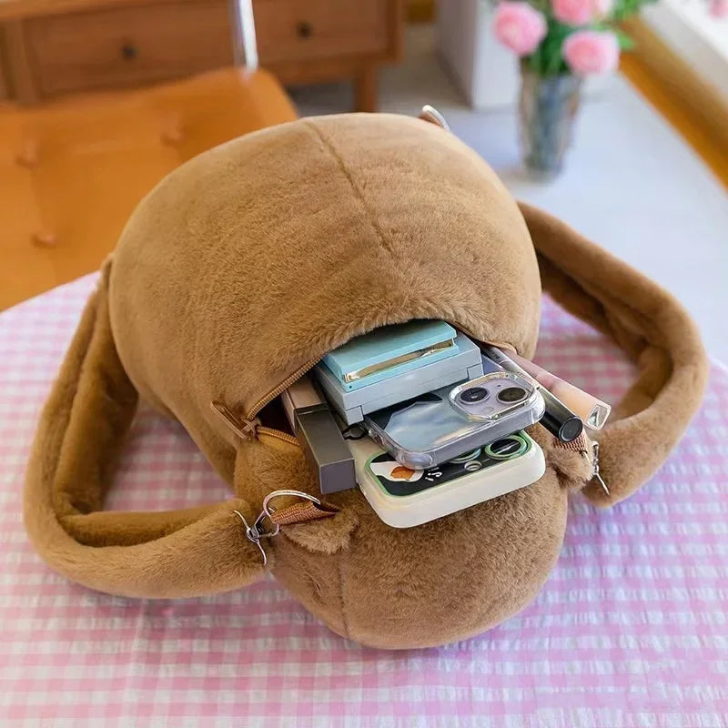 Capybara Plush Backpack