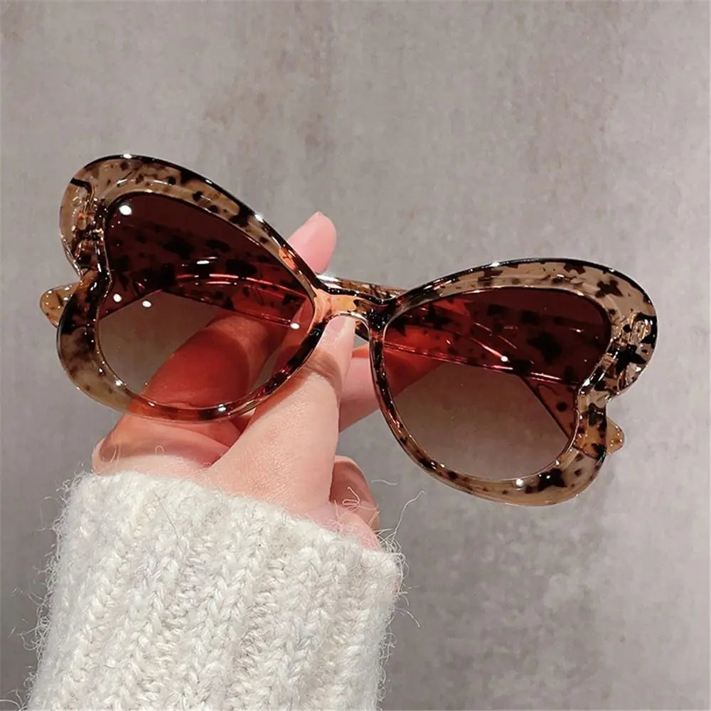 Kawaii Butterfly Shades 🦋✨ | Colorful Cat Eye Sunglasses for Trendy Ladies 🌈👓 | UV400 Protection & Retro Style!