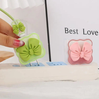 Kawaii Cable Guardian 🐾✨ | Cute Charger Protector & Organizer for iPhone 15/14/11/13 🎀