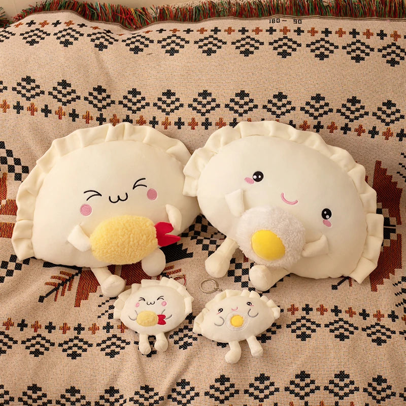 🥟 Cute Dumpling Plushie Buddy ✨ Cozy Pillow Pal for Fun Room Decor! - Pixie Quill