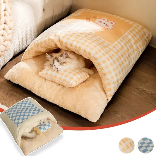 Purrfectly Cozy Cat Cloud ☁️🐾 Plush Winter Den for Furry Friends 🐱✨