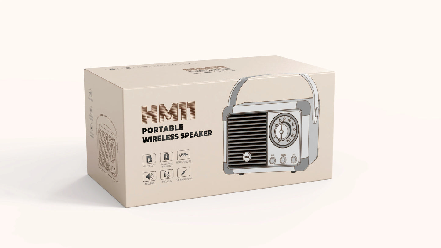 Kawaii Retro Bluetooth Speaker 🎶💕 | Portable Mini 3W Wireless Cutie with 3D Surround Sound 🌈✨